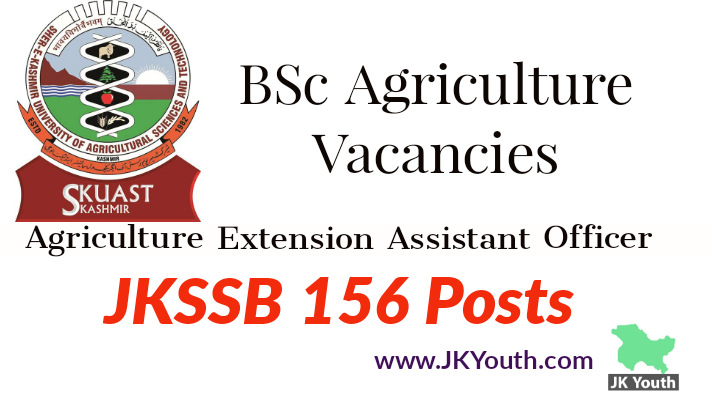 B.Sc. Agriculture Fresh Vacancies
