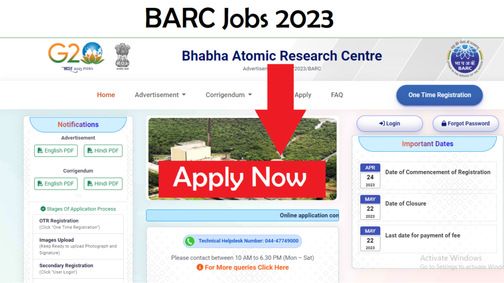 BARC Recruitment 2023 Notification, 4374 Posts Released; Apply Online 1