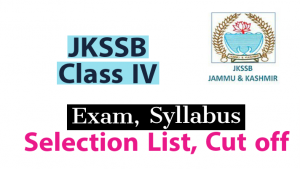 JKSSB Class IV Admit cards, Results