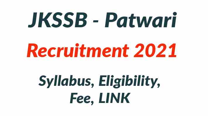 JKSSB Patwari Recruitment
