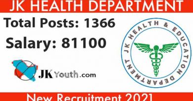 JK Health Department Recruitment