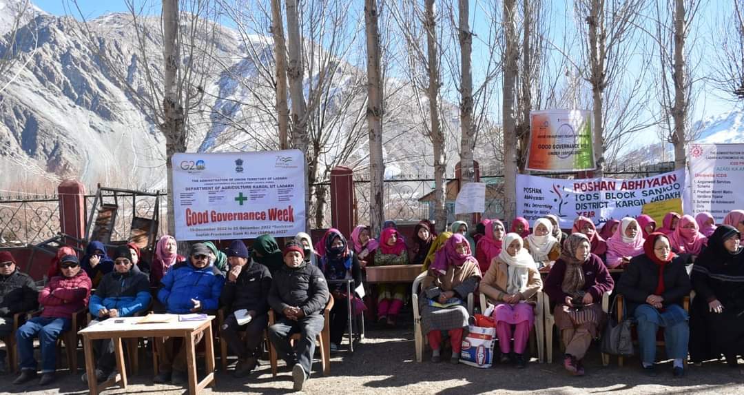 ‘Good Governance Week’ program held in Sankoo, several departments reach out to public
