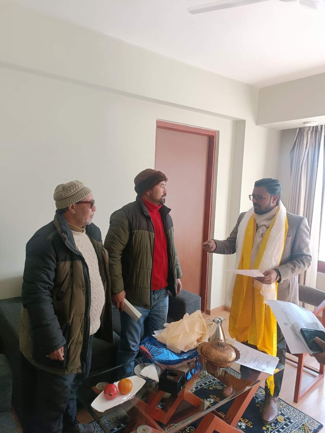 BDC Chairperson Sodh calls on Commissioner/Secretary UT Ladakh at Kargil
