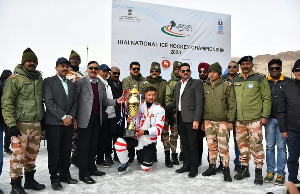 ITBP lifts National Ice Hockey Championship 2023