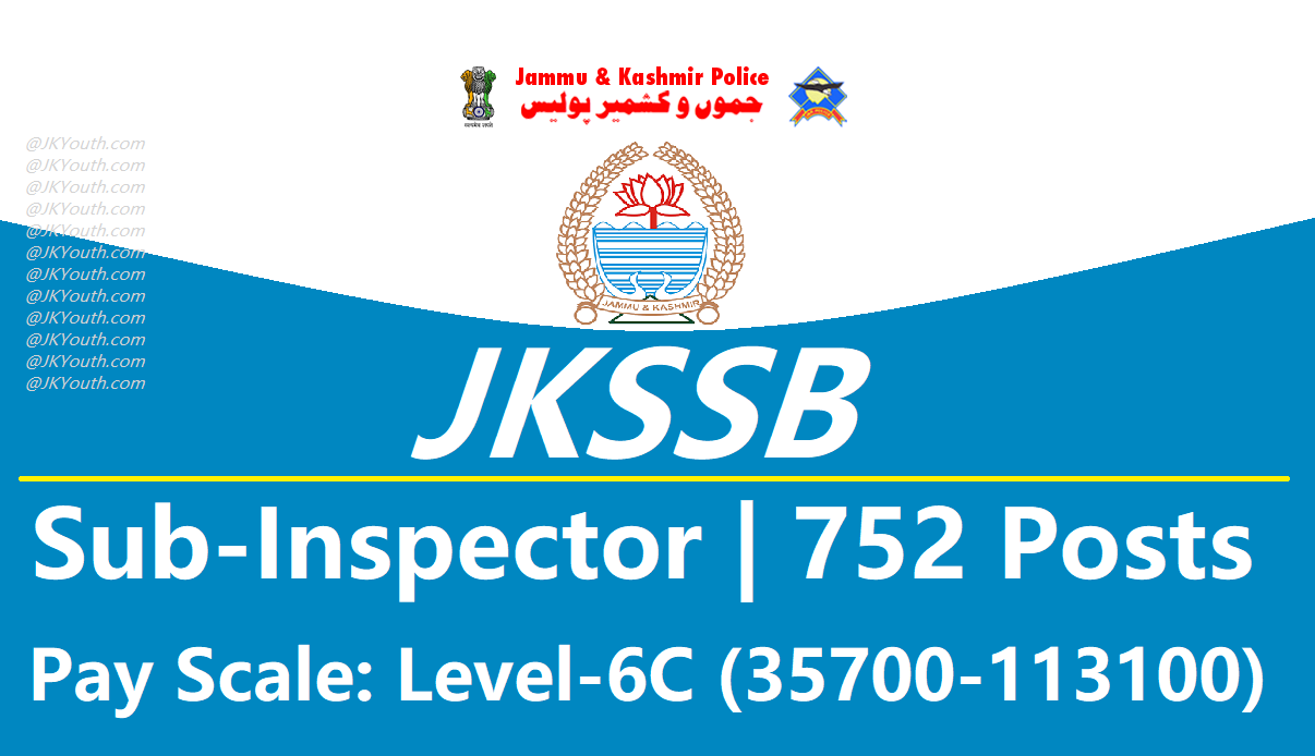 JKSSB Sub Inspector Recruitment 2023
