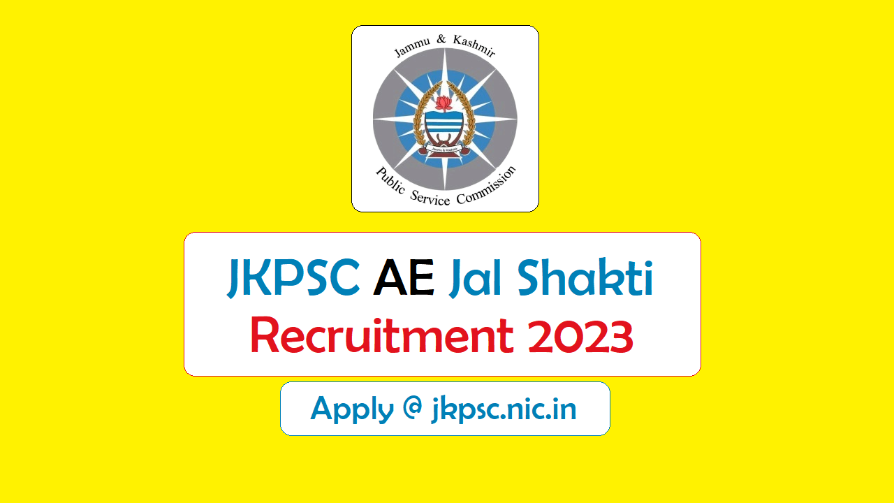 JKPSC AE Jal Shakti Recruitment 2023