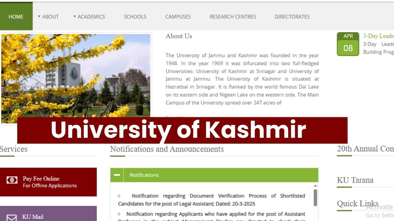 University of Kashmir